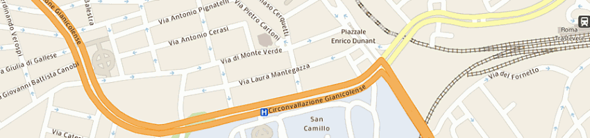 Mappa della impresa belladonna affiliato globitalia travel network a ROMA