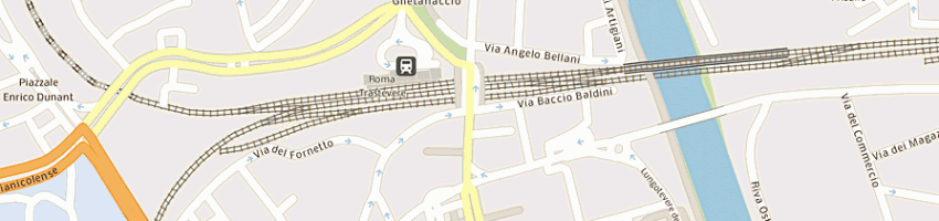 Mappa della impresa centrauto portuense (srl) a ROMA