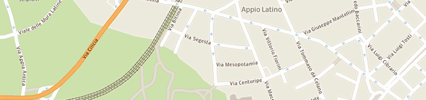 Mappa della impresa senes giuseppina a ROMA