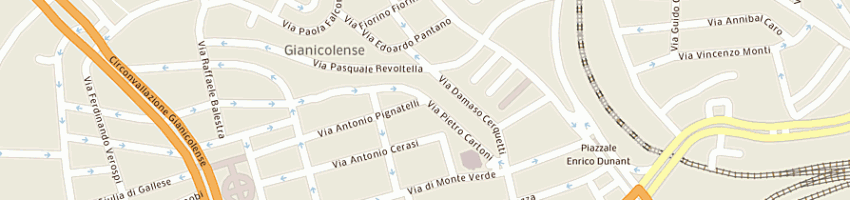 Mappa della impresa l'angolo verde a ROMA