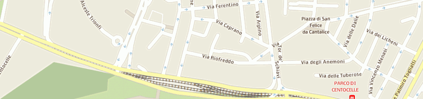 Mappa della impresa due effe di fioravanti flavia e c sas a ROMA