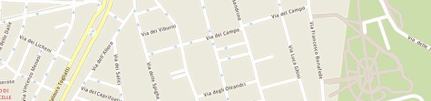 Mappa della impresa centro alessandrino fkt a ROMA