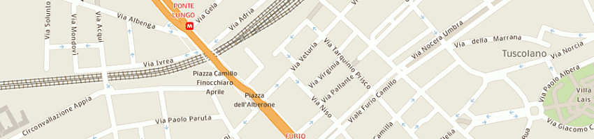 Mappa della impresa associazione onda quadra a ROMA
