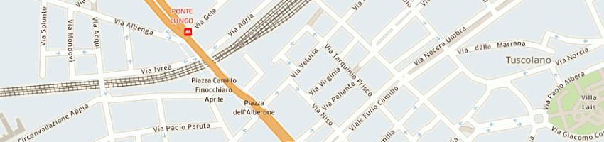 Mappa della impresa veturia viaggi di cinzia renzi e c sas a ROMA