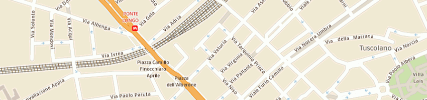 Mappa della impresa stuio appio alberone srl a ROMA