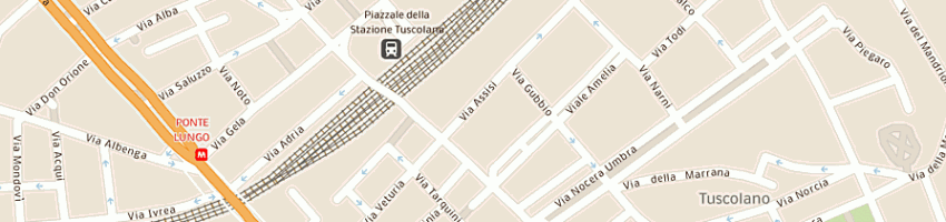 Mappa della impresa flli bacco srl a ROMA