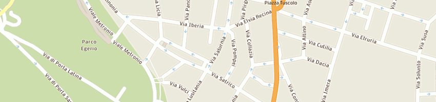 Mappa della impresa al giasi cafe' sas di ivonini franca e c a ROMA