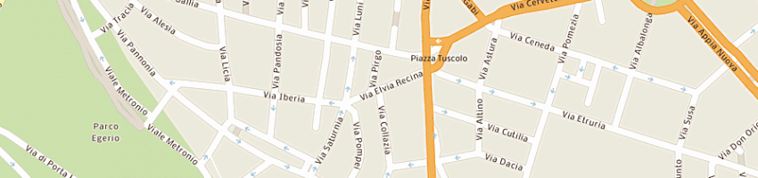 Mappa della impresa ottica paci a ROMA