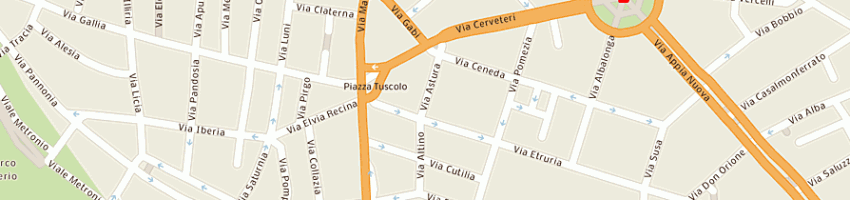 Mappa della impresa d'agostino giovanni a ROMA