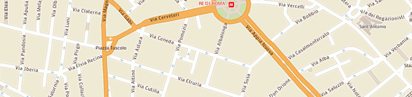 Mappa della impresa pumais due srl a ROMA