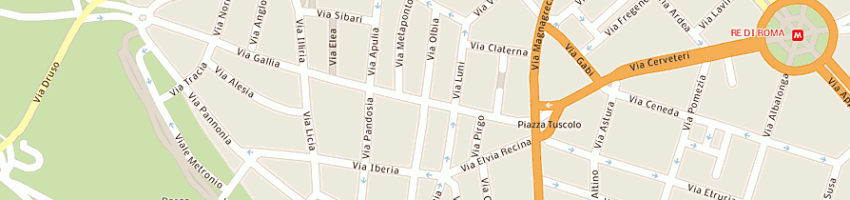 Mappa della impresa azienda sanitaria locale roma c - distretto 9 - a ROMA