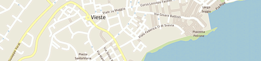 Mappa della impresa plasticart di sicuro berardino a VIESTE