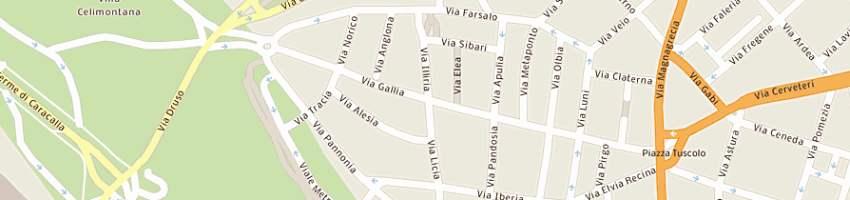 Mappa della impresa mi amo srl a ROMA