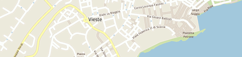 Mappa della impresa petrone avv alessandro a VIESTE