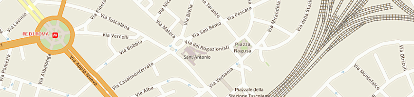 Mappa della impresa libreria editrice rogate a ROMA