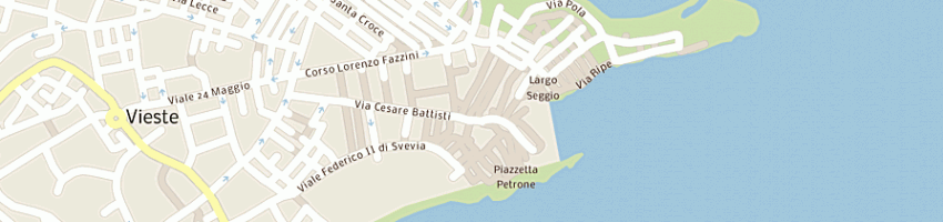 Mappa della impresa cgilconfederazione generale italiana del lavoro a VIESTE