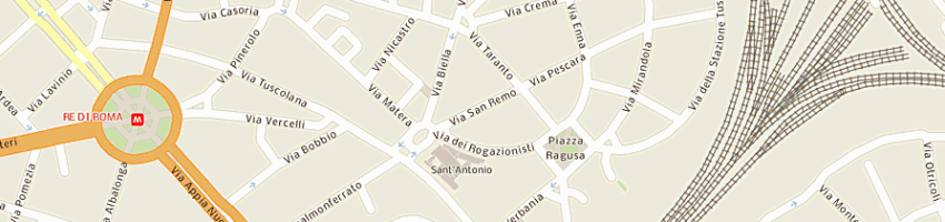 Mappa della impresa stamegna ennio a ROMA