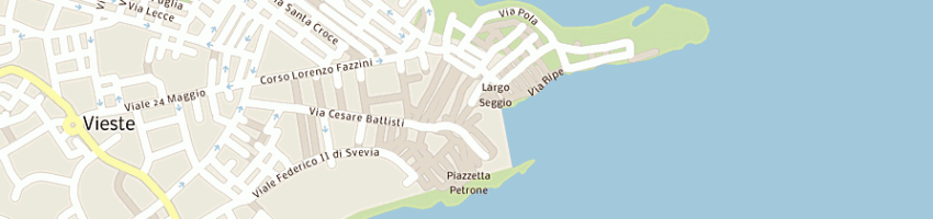 Mappa della impresa onorato pasquale a VIESTE