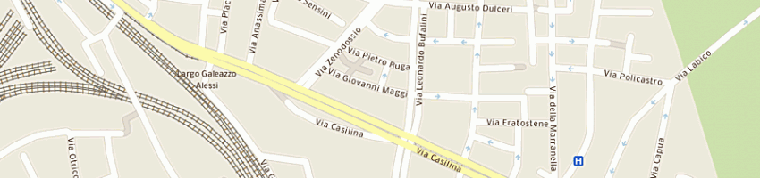 Mappa della impresa centro servizi studio pennino sas di luca pennino e c a ROMA