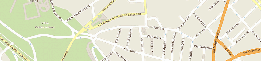 Mappa della impresa casa generalizia piccola compagnia di maria a ROMA