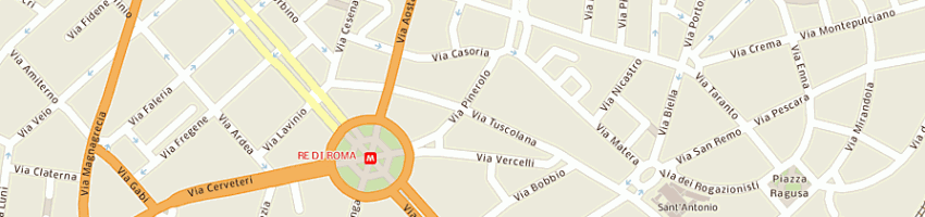 Mappa della impresa assicurazioni flli caruso di caruso mauro e c snc a ROMA
