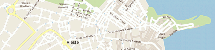 Mappa della impresa dimauro g e c (snc) a VIESTE