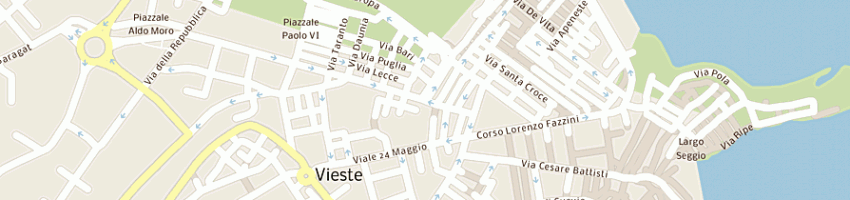 Mappa della impresa di mauro michele a VIESTE