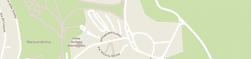 Mappa della impresa autoscuola agenzia di cocco adalberto sas e c a ROMA