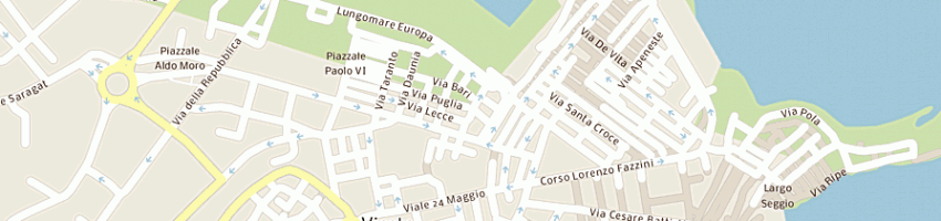 Mappa della impresa top car di tota alfredo roberto a VIESTE