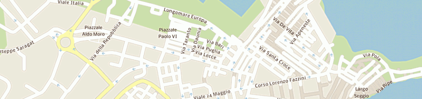 Mappa della impresa assicurazioni protano nunzio a VIESTE