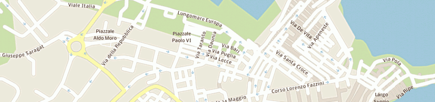 Mappa della impresa silvestri giuseppe a VIESTE
