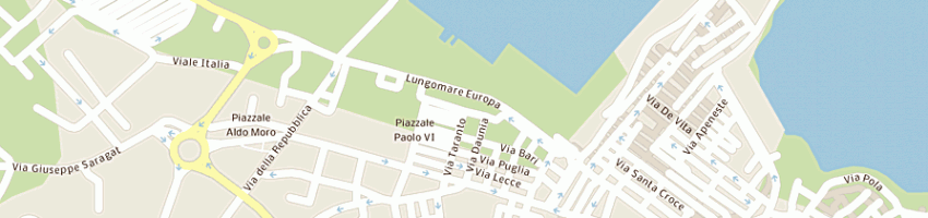 Mappa della impresa caruso vincenzo a VIESTE