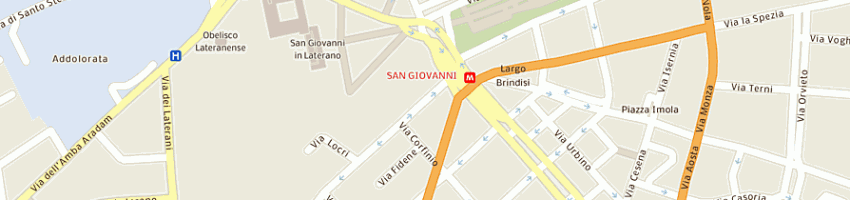 Mappa della impresa associazione scherma ggaudini a ROMA