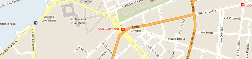 Mappa della impresa bruzzese carlo a ROMA