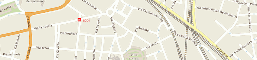 Mappa della impresa albergo lodi a ROMA