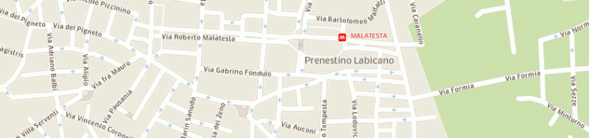 Mappa della impresa centro servizi di biscetti alberto a ROMA