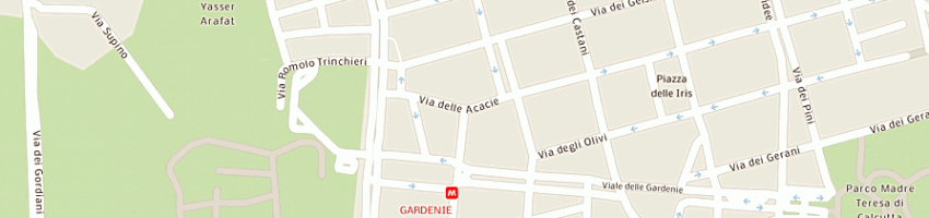 Mappa della impresa autoscuola centocelle srl a ROMA