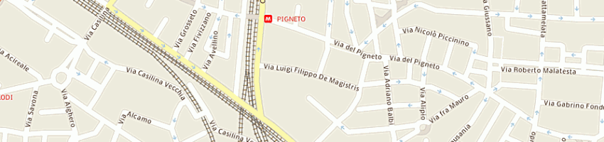 Mappa della impresa centro sociale anziani pigneto a ROMA