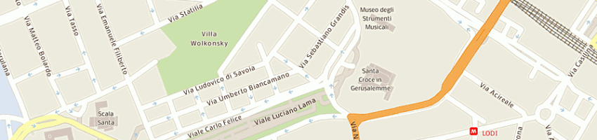Mappa della impresa calo' di pace sandro a ROMA