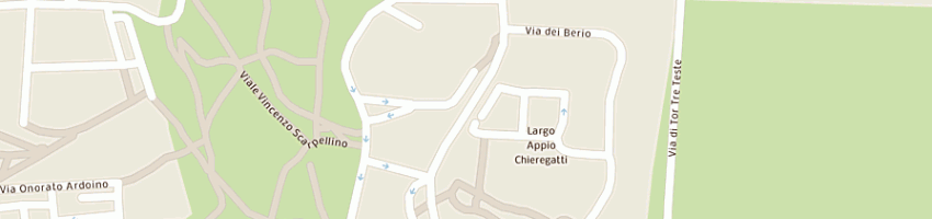 Mappa della impresa stazione carabinieri tor tre teste a ROMA