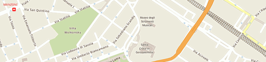 Mappa della impresa sabbatini 2002 srl a ROMA