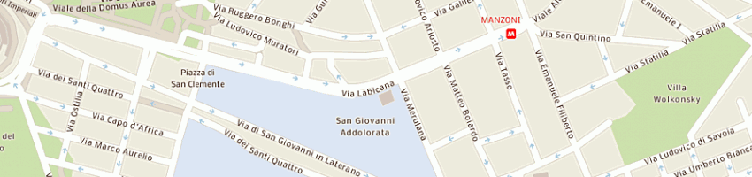 Mappa della impresa casa del cellofan srl a ROMA