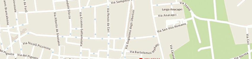 Mappa della impresa spazio verde italia srl a ROMA