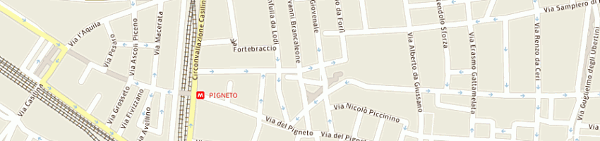 Mappa della impresa bevilacqua giuseppe a ROMA