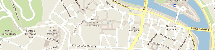 Mappa della impresa tasca stella a ROMA