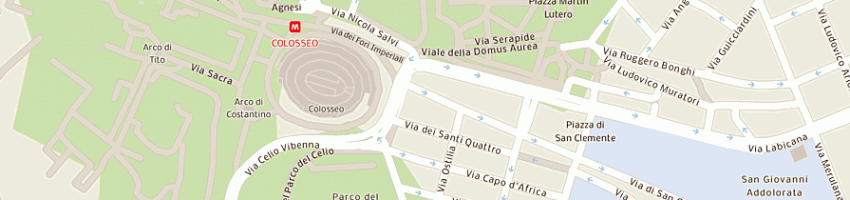 Mappa della impresa anfiteatro srl a ROMA