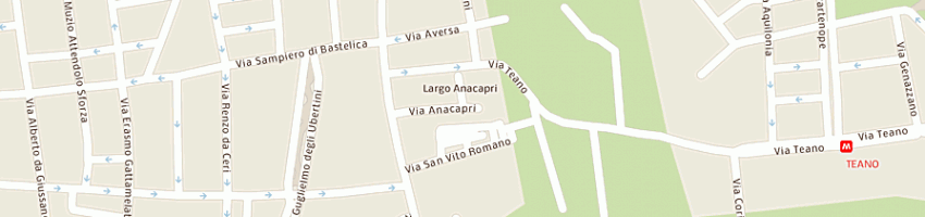 Mappa della impresa anacapri 2000 (snc) a ROMA