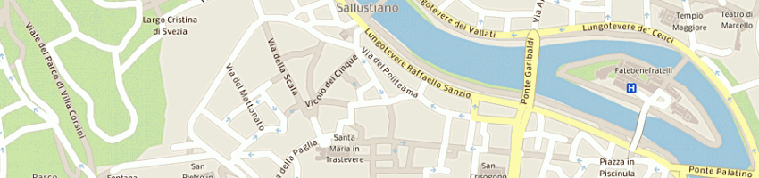 Mappa della impresa almost corner bookshop srl a ROMA