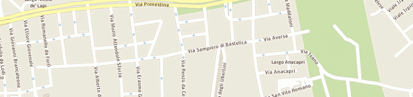 Mappa della impresa autoscuola trionfo a ROMA
