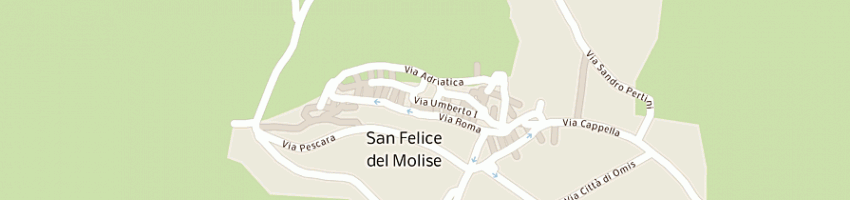 Mappa della impresa municipio di s felice del molise a SAN FELICE DEL MOLISE